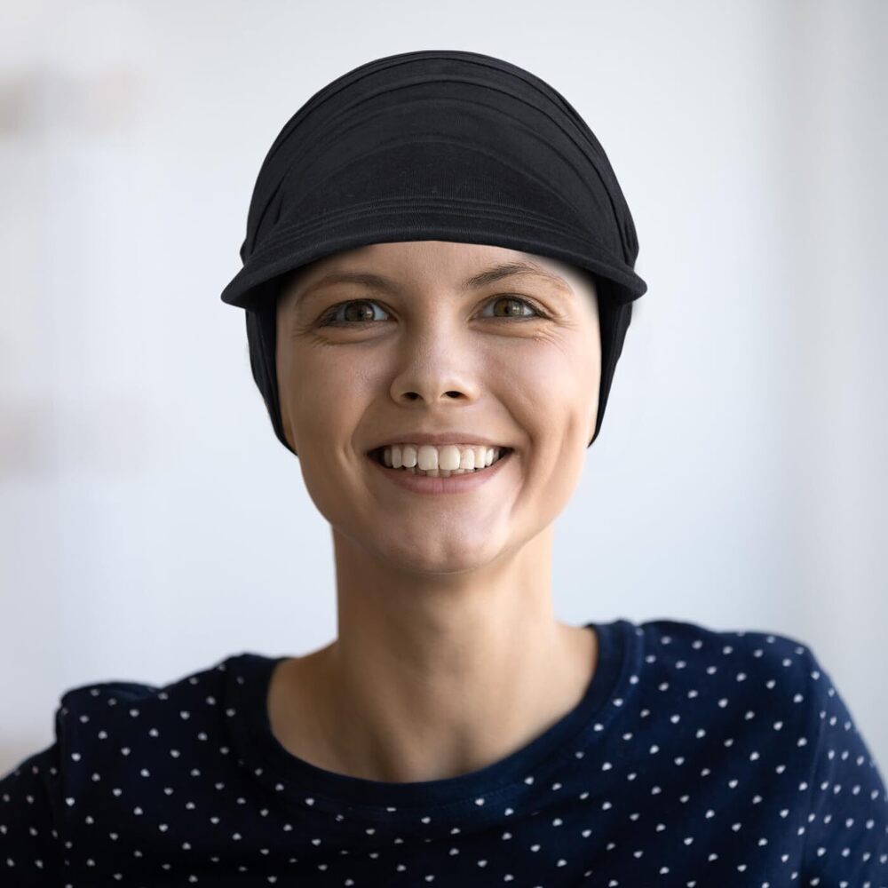 3019 4 Pcs Soft Bamboo Baseball Cap , Chemo Hats for Hair Loss - Picture 5 of 7